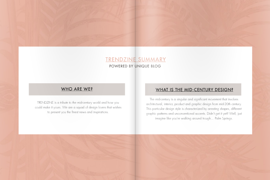 TRENDZINE 3rd Edition: The Best Source for Mid Inspiration