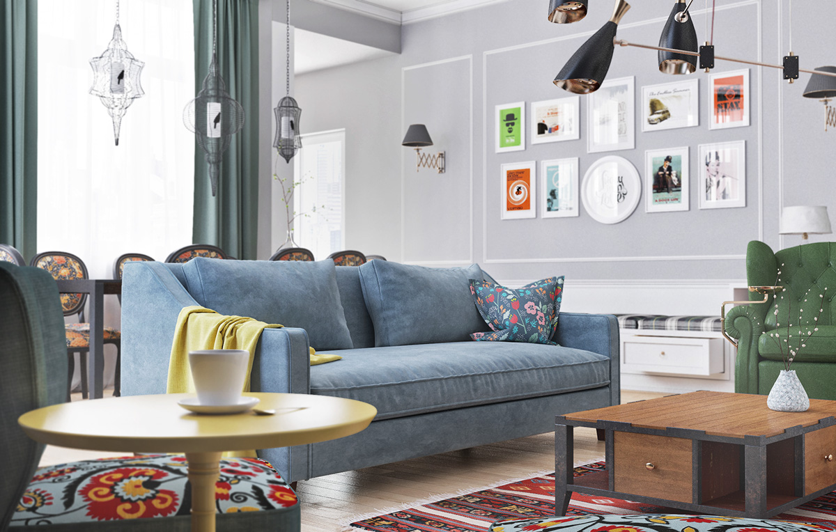 A Perfect living room has to have a Scandinavian atmosphere
