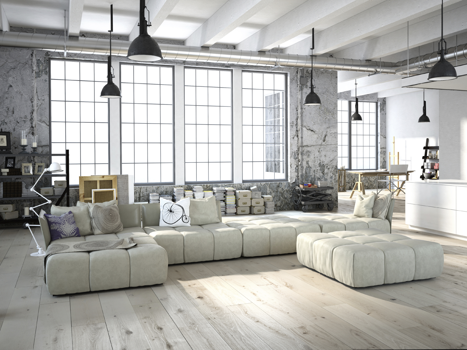GET THE PERFECT INSPIRATION SETTINGS FOR AN INDUSTRIAL LOUNGE ROOM