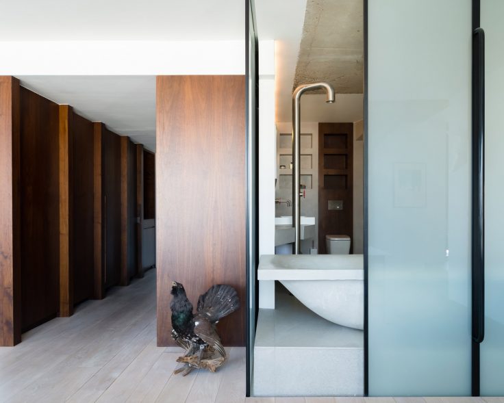 A London renovated apartment by The Klassnik Corporation.