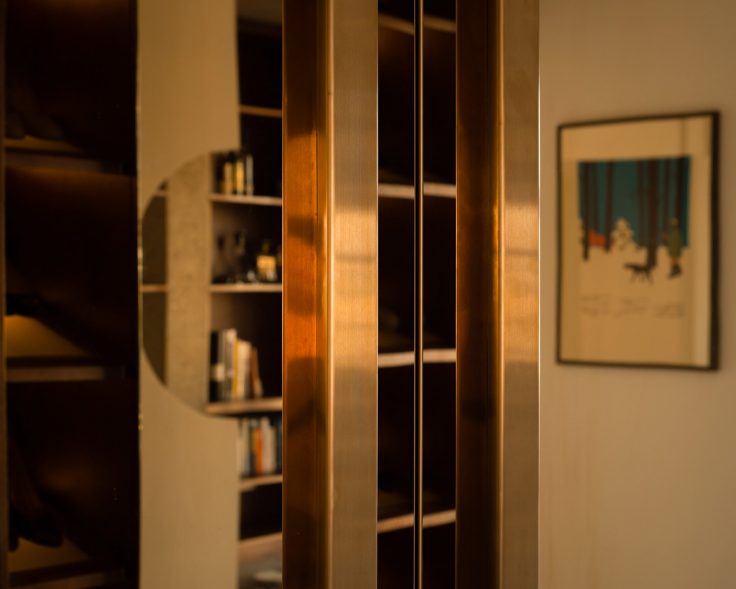 A London renovated apartment by The Klassnik Corporation.