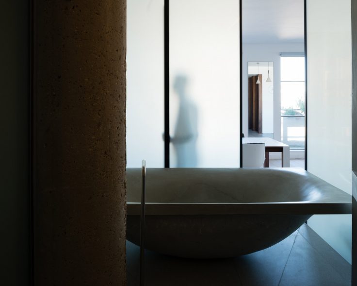A London renovated apartment by The Klassnik Corporation.