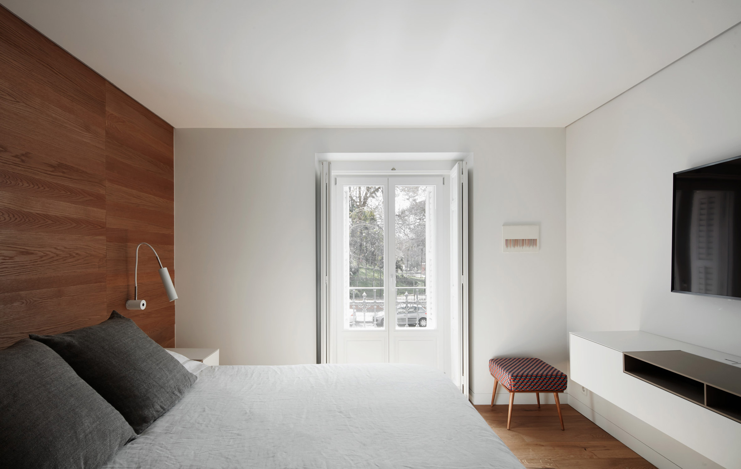 19th Century Madrid Apartment Gets Revamped with Color and Marble