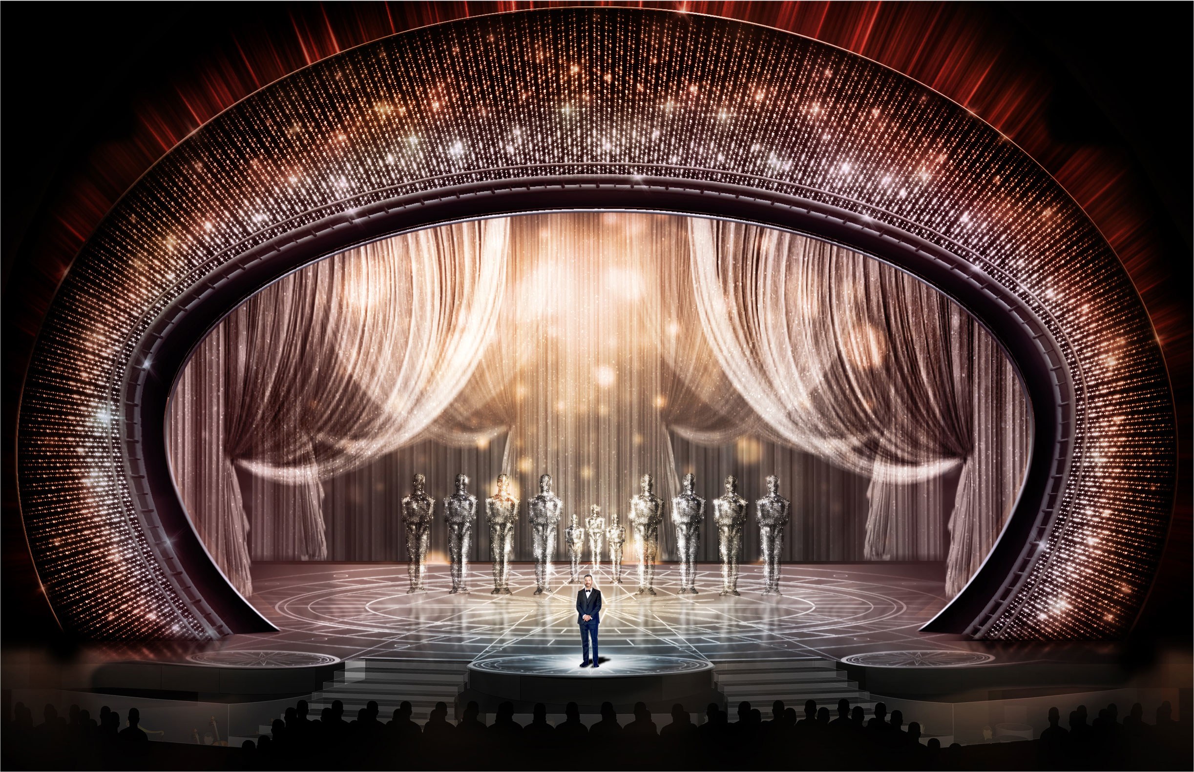 Find Out How the Stage for the Oscars 2017 Was Inspired by Art Deco