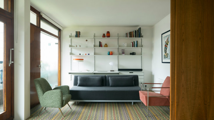 A renewed apartment in London's Barbican Estate by Azman Architects