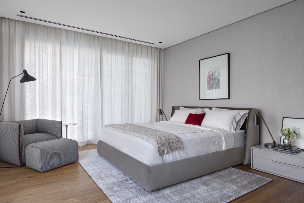 Contemporary Interior Design by VSHD Design with Mid-Century Lighting