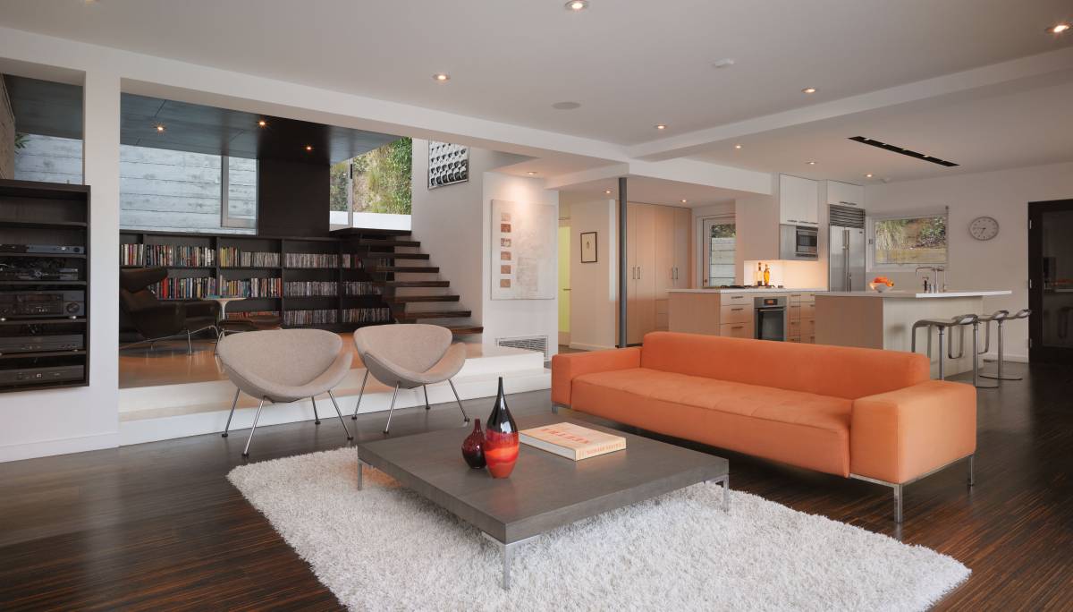 Room of the Week- Contemporary Living Room in Hollywood Hills