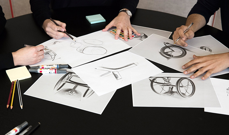 An industrial design office created to inspire their workers
