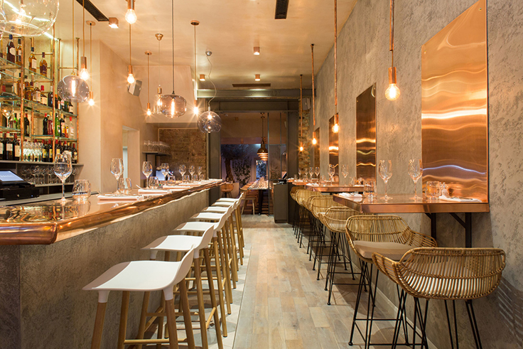 AN INTIMATE RESTAURANT BY KINNERSLEY KENT DESIGN