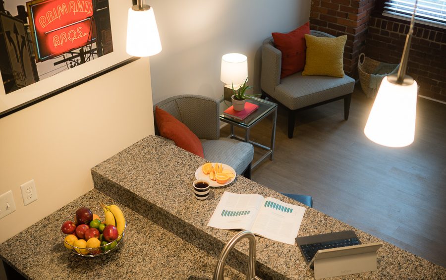 Exposed Bricks and Retro Style- an Apartment in Pittsburgh