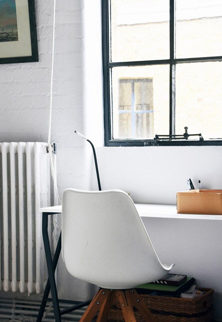 Take a look at this minimalist interior design project by Laura Lakin
