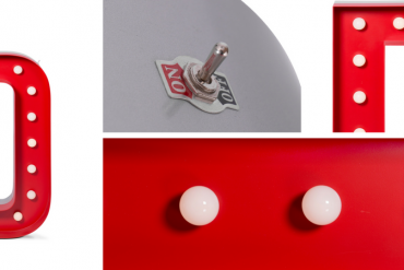 Trending Product- An Eccentric Contemporary Red Marquee Light