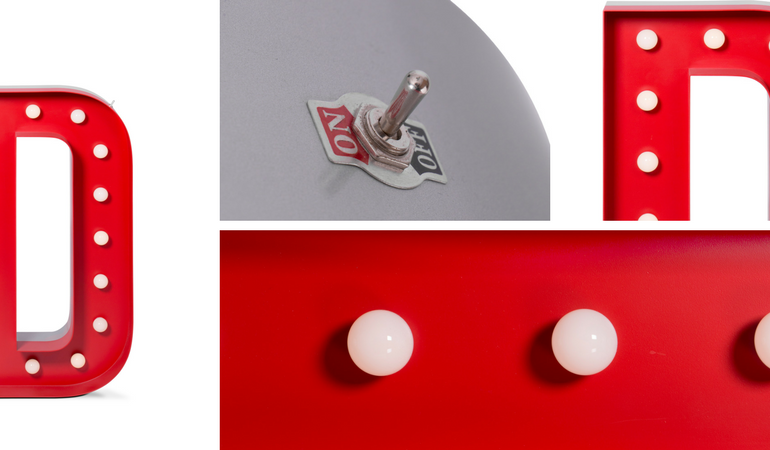 Trending Product- An Eccentric Contemporary Red Marquee Light