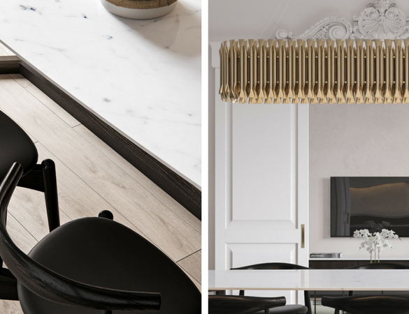 White, Gold & Classic Interior Design Project You'll Love