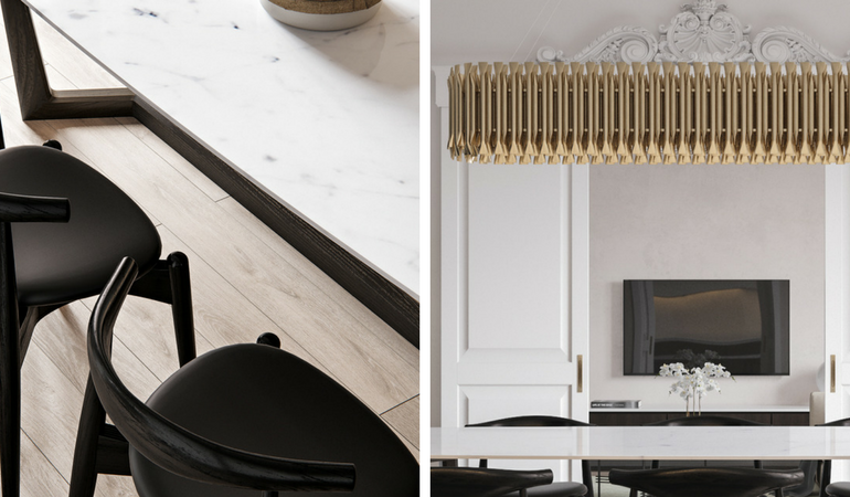 White, Gold & Classic Interior Design Project You'll Love