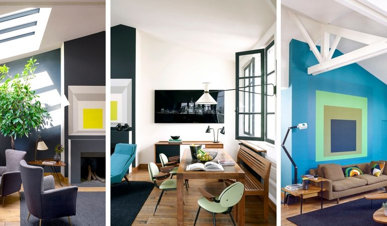 House Tour- An Eclectic Mix of Vintage Furniture in a Paris Loft FEAT