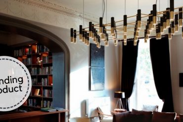 How to Start Your Home Renovation with a Mid-Century Chandelier FEAT