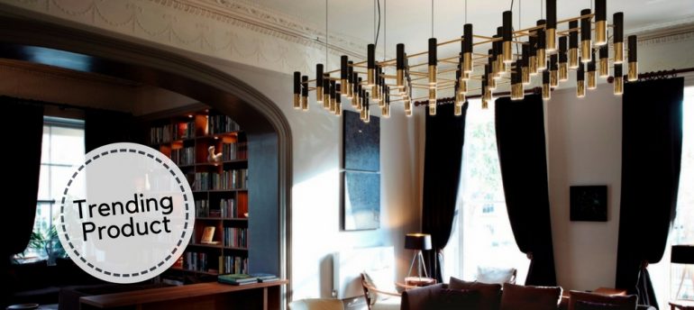 How to Start Your Home Renovation with a Mid-Century Chandelier FEAT