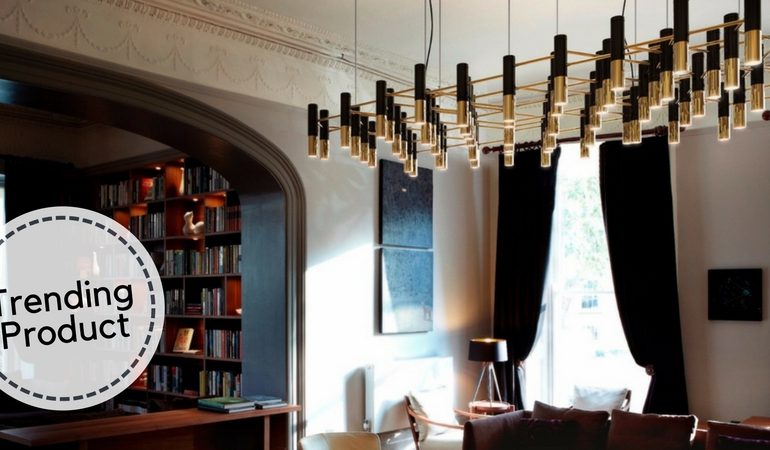 How to Start Your Home Renovation with a Mid-Century Chandelier FEAT