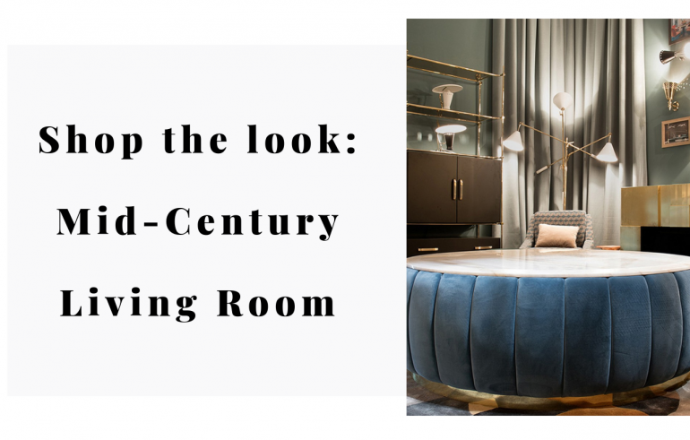 Shop The Look: Mid-Century Living Room Decor
