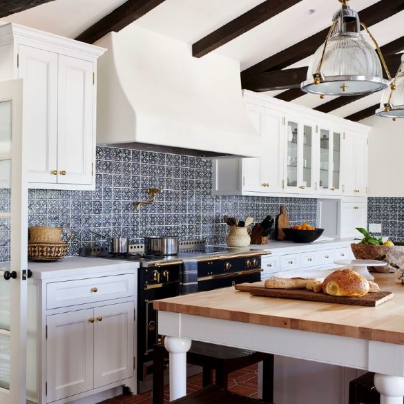 Mark D. Sikes' Spanish Colonial House Project Stars Mid-Century Lighting!