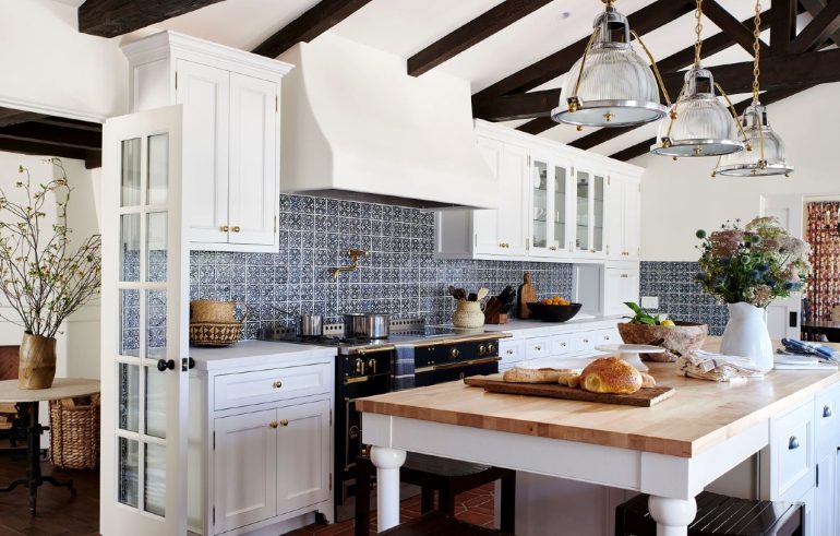 Mark D. Sikes' Spanish Colonial House Project Stars Mid-Century Lighting!