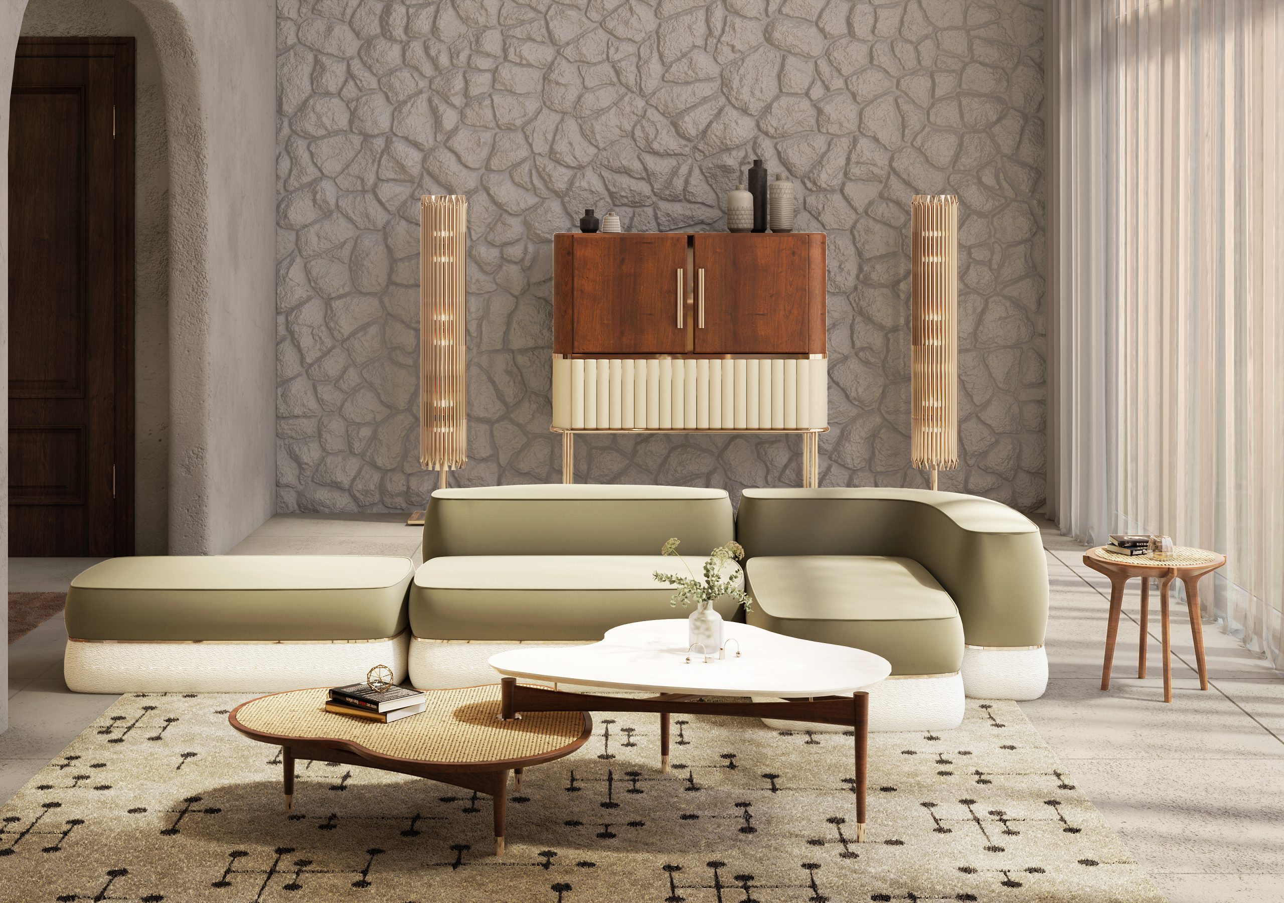 Boho-Chic and Minimalism Meet In These Soothing Rooms