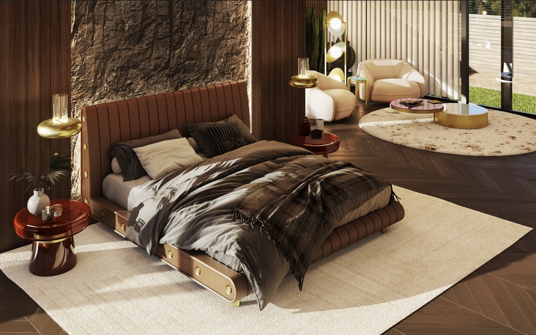 Feel Inspired by The Rustic Modern Bedroom in This Neutral Home in Milan!