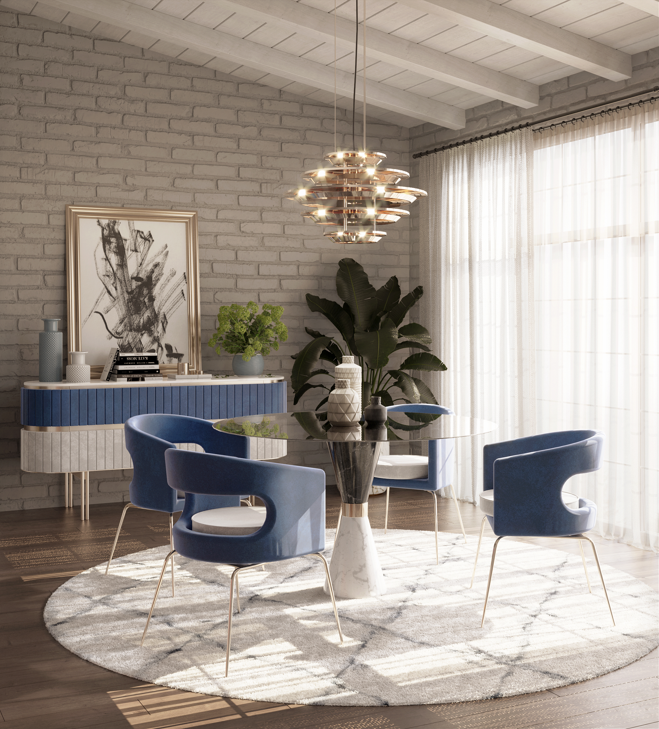 Embracing Tranquility: The Timeless Allure of Blue Home Décor