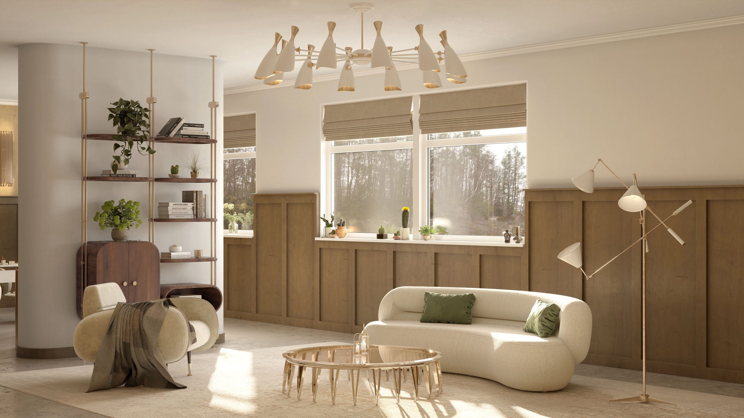 Here's How to Choose the Perfect Chandelier for Your Living Room