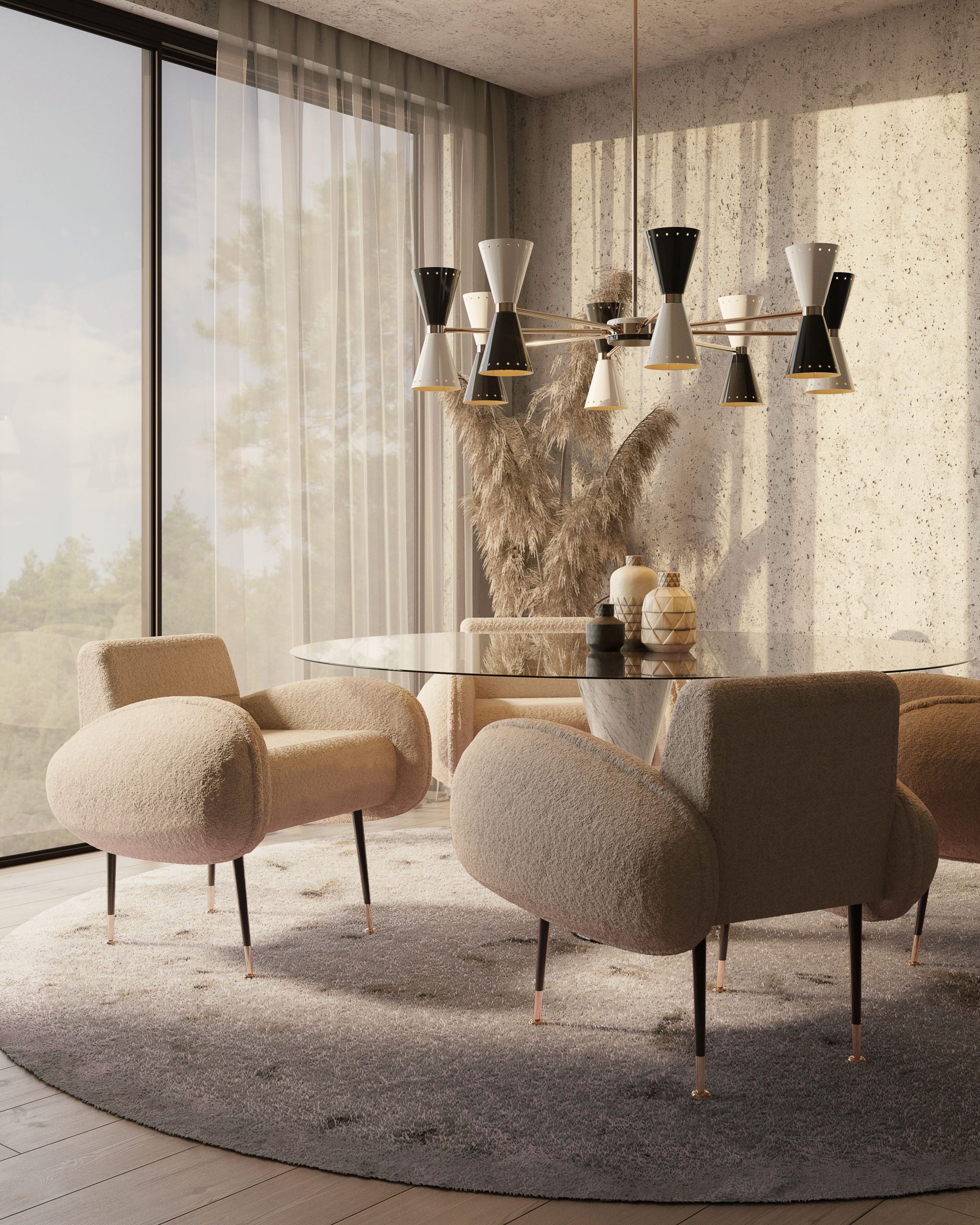 Embrace Boho-Chic Elegance with These Mid-Century Captivating Lighting Pieces