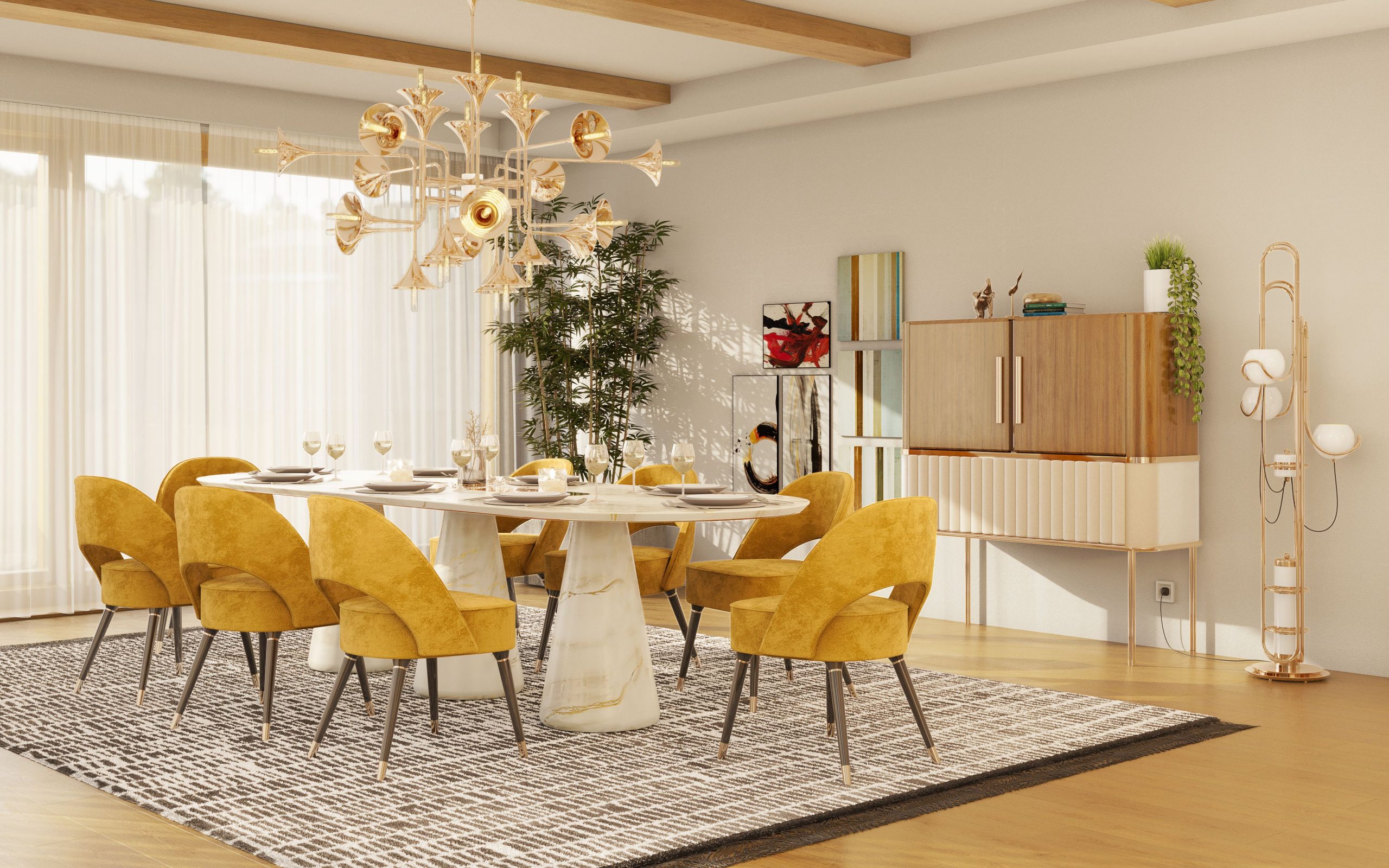 Embrace Boho-Chic Elegance with These Mid-Century Captivating Lighting Pieces