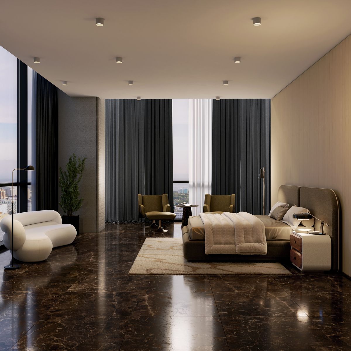 The Exclusive Mid-Century Club: 10 Glam Bedroom Ideas for a Luxurious Oasis