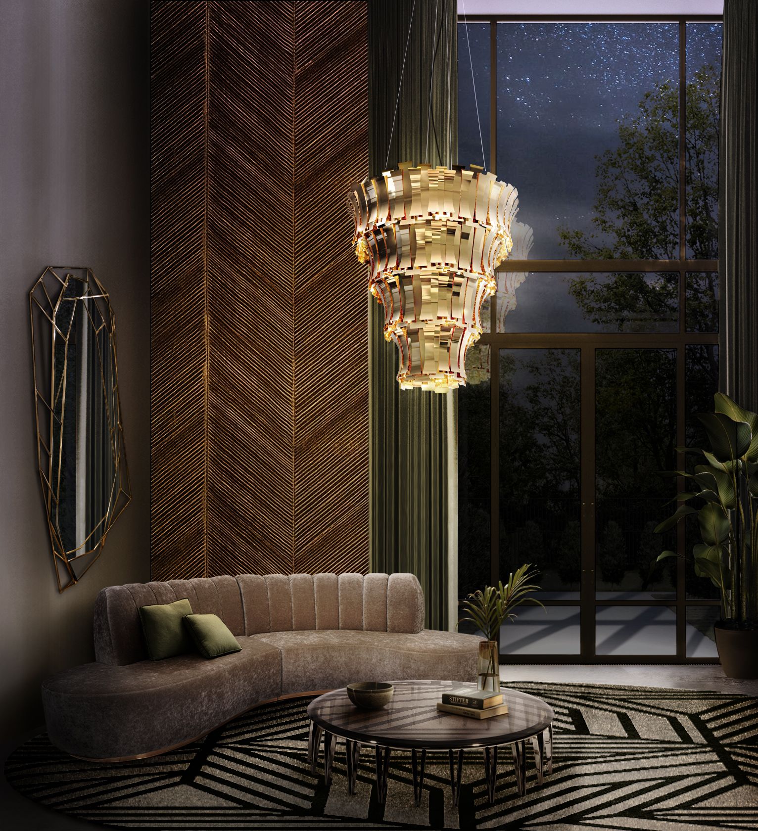 Here's How to Choose the Perfect Chandelier for Your Living Room