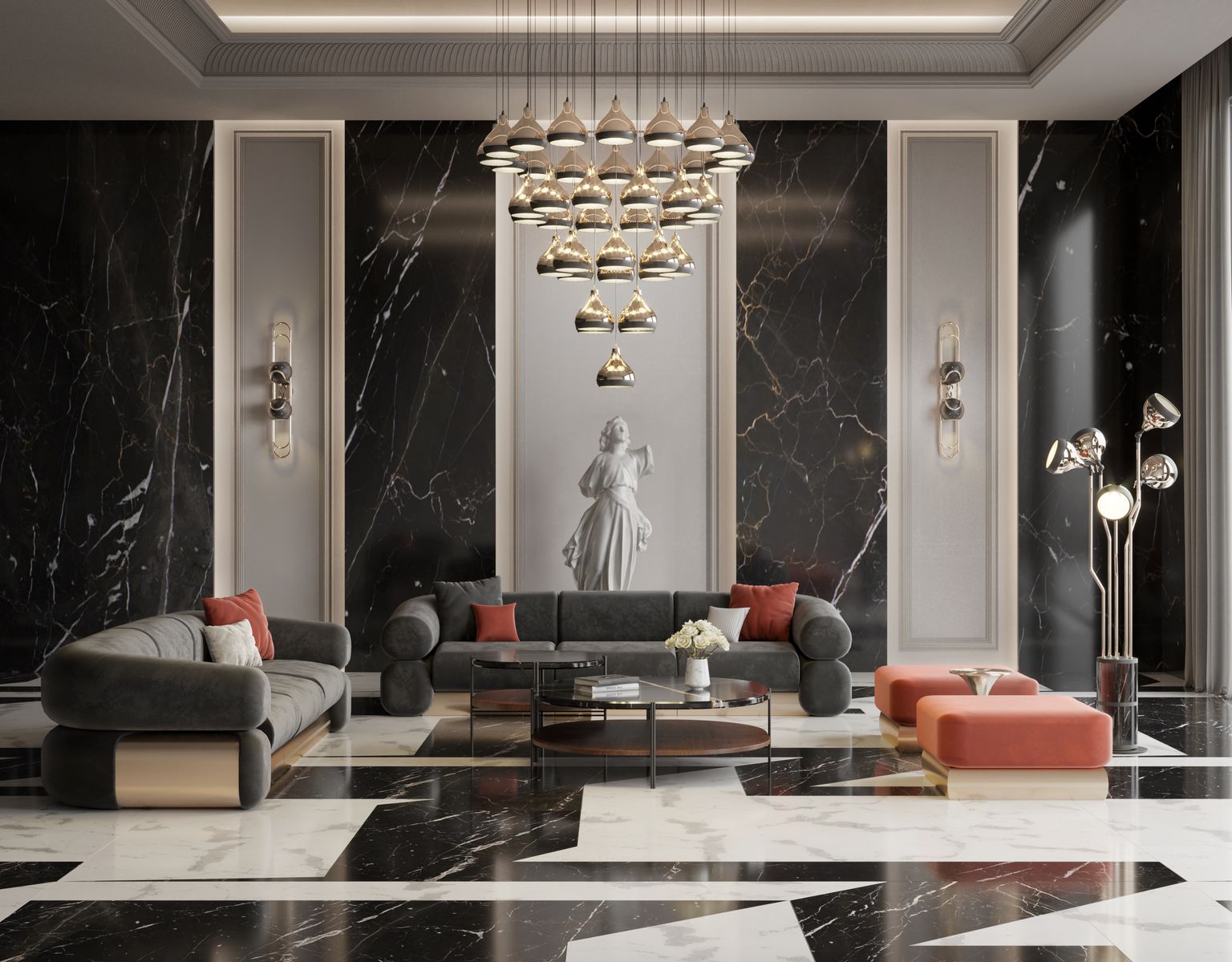 Here's How to Choose the Perfect Chandelier for Your Living Room