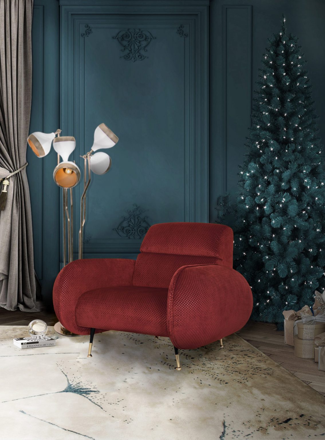 The Exclusive Mid-Century Club: 10+ Cozy Christmas Bedroom Ideas You’ll Love Waking Up To